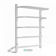 Електричний полотенцесушитель Laris Зебра Стандарт ЧК5 Е 500x660 мм лівий 75201039