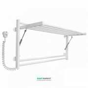 Электрический полотенцесушитель Laris Зебра Астор ЧК8 Э 1000x500 мм левый 75201065