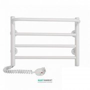 Електричний полотенцесушитель Laris Зебра Прайм ЧК4 Е 400x300 мм лівий 75201063