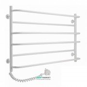 Електричний полотенцесушитель Laris Зебра Практик ЧК6 Е 1000x600 мм лівий 75201025