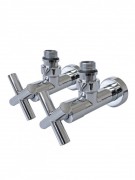 Кран угловой для полотенцесушителя Mario Ретро G1/2