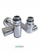 Кран кутовий для сушки для рушників Mario під ТЕН G1 / 2 