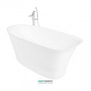 Ванна из искусственного камня Rock Design Барса 159x72 белый 1BR159072