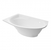 Ванна из искусственного камня Rock Design Лагуна L 150x100 белый 1LL150100