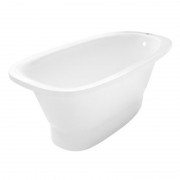 Ванна из искусственного камня Rock Design Барселона 155х80 белый 1B155080