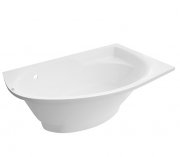 Ванна из искусственного камня Rock Design Лагуна R 150x100 белый 1LR150100