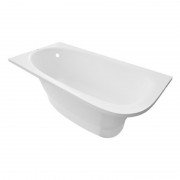 Ванна з штучного каменю Rock Design Селена L 150x80 білий 1SL150080
