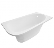 Ванна з штучного каменю Rock Design Селена R 190x80 білий 1SR190080