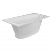 Ванна з штучного каменю Rock Design Класика 160х80 білий 1K160080