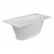 Ванна з штучного каменю Rock Design Класика 190х80 білий 1K190080