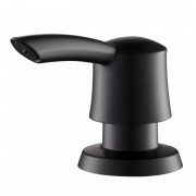 Диспенсер для жидкого мыла Kraus Savan латунь/пластик матовый чёрный KSD-51MB