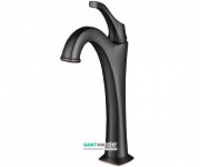 Смеситель для раковины Kraus Arlo однорычажный тёмный шоколад KVF-1200-ORB