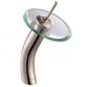 Змішувач водоспад для раковини Kraus Single сатин KGW-1700SN