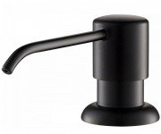 Диспенсер для рідкого мила Kraus Boden латунь / пластик матовий чорний KSD-53MB