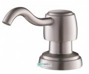 Диспенсер для рідкого мила Kraus Mylo латунь / пластик матовий нікель KSD-52SFS