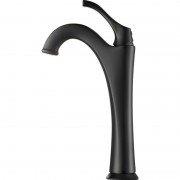 Смеситель для раковины Kraus Arlo однорычажный матовый чёрный KVF-1200MB