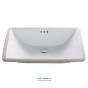 Раковина для ванної Kraus Elavo врізна 59,1х41,3 см кераміка білий KCU-251