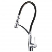 Смеситель для кухни Kraus CarboFlex однорычажный нержавеющая сталь KPF-2830SS