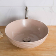 Раковина для ванної Kraus Viva Ø41,9 см кераміка глянсовий бежевий KCV-200GBE