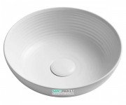 Раковина для ванної Kraus Viva Ø33 см кераміка глянсовий білий KCV-204GWH