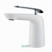 Змішувач для раковини Kraus Seda змішувач латунь хром / білий FUS-1821CH-WH