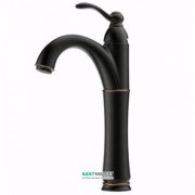 Смеситель для раковины Kraus Riviera однорычажный латунь темный шоколад FVS-1005-ORB