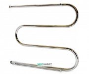 Водяной полотенцесушитель Navin Змеевик 25 500x600 мм с полкой 00-000101-5060