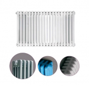 Радіатор опалення Instal Projekt Tubus 4 трубчастий 16,7х70 см 3 секції сталь палітра IP на вибір TUB4-070 / 03