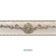 Плитка настенная фриз El Molino Poem Cenefa Oro Bone 7х25 208905