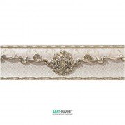 Плитка настенная фриз El Molino Poem Cenefa Oro Bone 7х25 208905