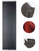 Радиатор отопления Instal Projekt Afro New пластинчатый 82,6х160 см 37 элементов сталь палитра IP на выбор AFRN-160/37