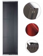 Радиатор отопления Instal Projekt Afro New пластинчатый 28,6х180 см 13 элементов сталь палитра IP на выбор AFRN-180/13