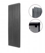 Радиатор отопления Instal Projekt Afro New X пластинчатый 62,4х57,5 см 28 элементов сталь палитра IP на выбор AFRNX-060/28