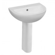 Раковина для ванної підвісна Volle Maro 50х42 см з п'єдесталом кераміка біла 13-52-328