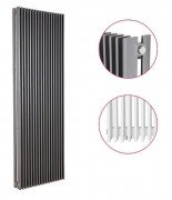 Радіатор опалення Instal Projekt Vivat 187,5х40 см 63 секції палітра IP VIV-040 / 63B