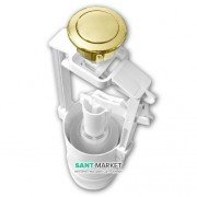 Механізм змиву для бачка унітазу Artceram Hermitage з кнопкою золото ACA006 73