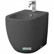 Біде підлогове ArtCeram File 2.0 36х52 см санфарфор сірий FLB002 15; 00