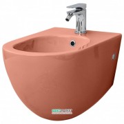 Биде подвесное ArtCeram File 2.0 36х52 см санфарфор красный коралл FLB001 14;00