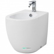 Биде напольное ArtCeram File 2.0 36х52 см санфарфор белый глянцевый FLB002 01;00