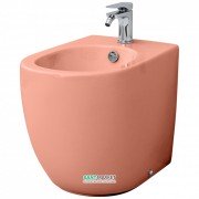 Биде напольное ArtCeram File 2.0 36х52 см санфарфор красный коралл FLB002 14;00