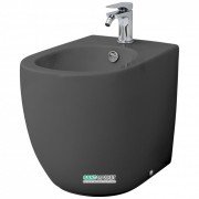 Биде напольное ArtCeram File 2.0 36х52 см санфарфор серый FLB002 15;00