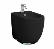 Биде напольное ArtCeram File 2.0 36х52 см санфарфор чёрный матовый FLB002 17;00