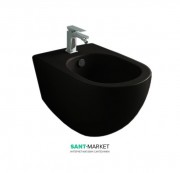 Біде підвісне ArtCeram File 2.0 36х52 см санфарфор чорний глянсовий FLB001 03; 00