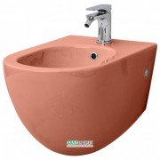 Біде підвісне ArtCeram File 2.0 36х52 см санфарфор червоний корал FLB001 14; 00