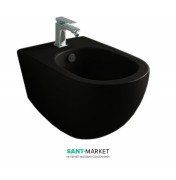 Биде подвесное ArtCeram File 2.0 36х52 см санфарфор чёрный матовый FLB001 17;00