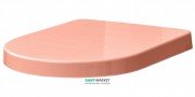Сиденье с крышкой для унитаза ArtCeram File 2.0 красный коралл FLA002 14