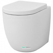 Унитаз напольный ArtCeram File 2.0 36х52 см санфарфор белый глянцевый FLV002 01;00