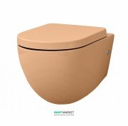 Унітаз підвісний ArtCeram File 2.0 36х52 см санфарфор помаранчевий FLV001 13; 00