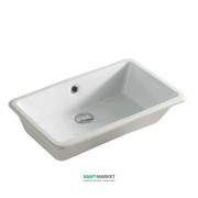 Раковина для ванной ArtCeram Gea 53х34,5 см белый глянцевый GEL001 01;00