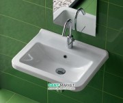 Раковина для ванной подвесная Hatria Erika Pro 60х45 см белый YXGK01